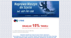 Desktop Screenshot of naprawamaszyn.com