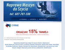 Tablet Screenshot of naprawamaszyn.com